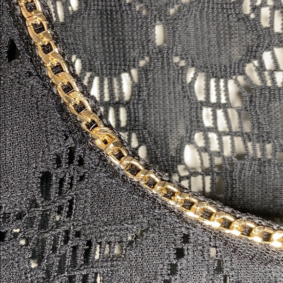 JESSICA SIMPSON Lace & Scuba Fit & Flare Dress sz2 - Picture 8 of 15